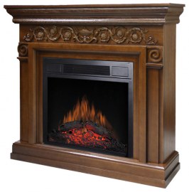 Деревянный портал Dimplex Athena темный дуб