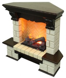 Каменный портал Dimplex Pierre Luxe угловой (Cassette 400)