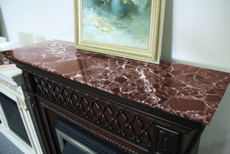 Деревянный портал Dimplex Мраморная столешница для портала Alexandria