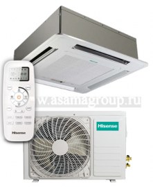 Кассетный кондиционер Hisense AUC-24HR4SGA1 / AUW-24H4SF (комплект)