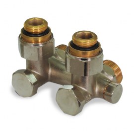 Узел нижнего подключения для двухтрубной системы Varmann 701332 (угловой)