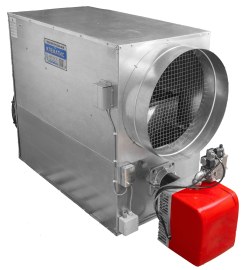 Дизельный стационарный подвесной теплогенератор АРСТЕХ КЛЕМАТИС 90кВт в комплекте с дизельной горелкой