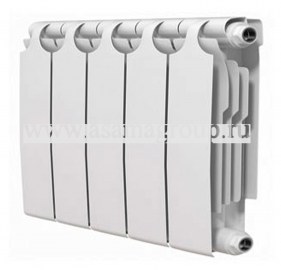 Биметаллический секционный радиатор 350 (300) мм Теплоприбор BR1-350/08