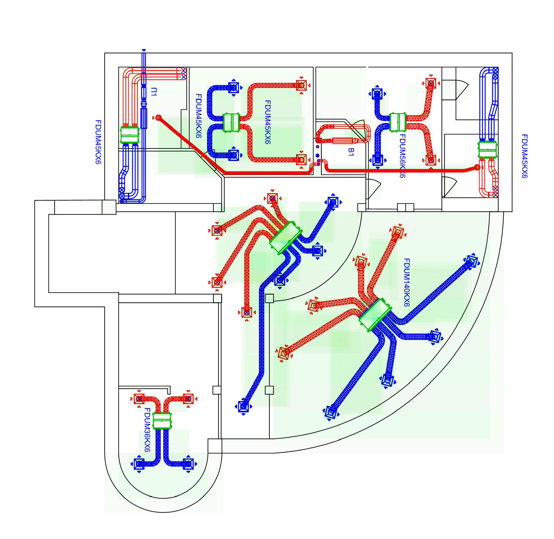 Схема планировки помещения